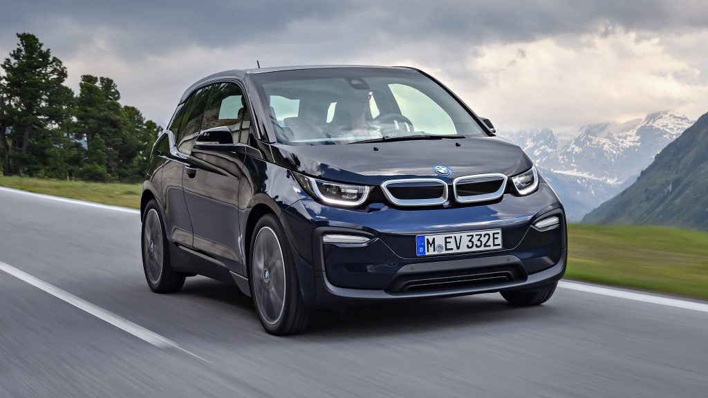 BMW i3 on the road with a new driver