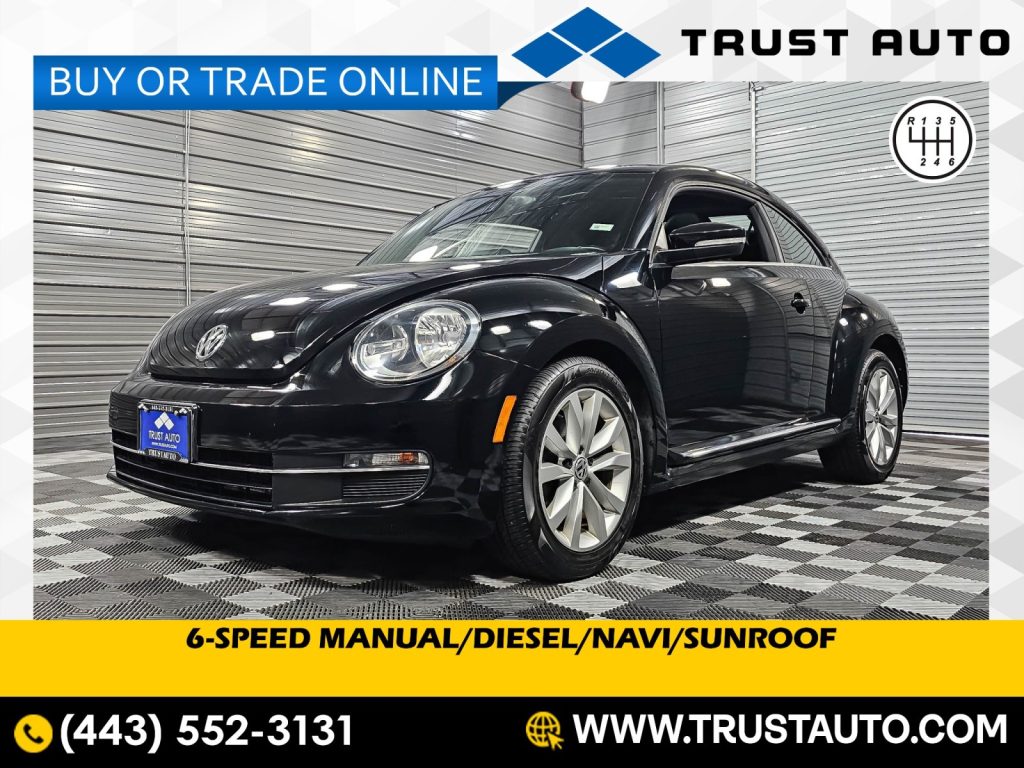 2014 Volkswagen Beetle Coupe 2.0L TDI 6-Speed Manual Diesel Coupe
